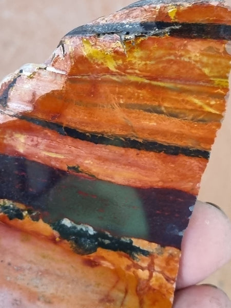 Sunset Jasper polished slab SU163