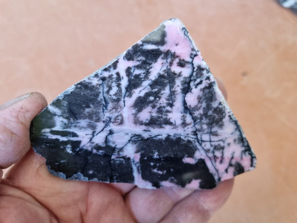 Polished Rhodonite slab RH267