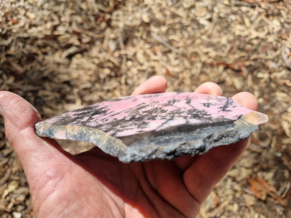 Polished Rhodonite slab RH265