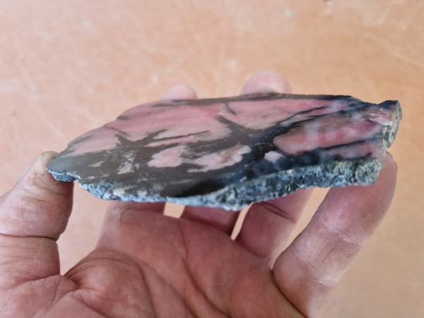 Polished Rhodonite slab RH266