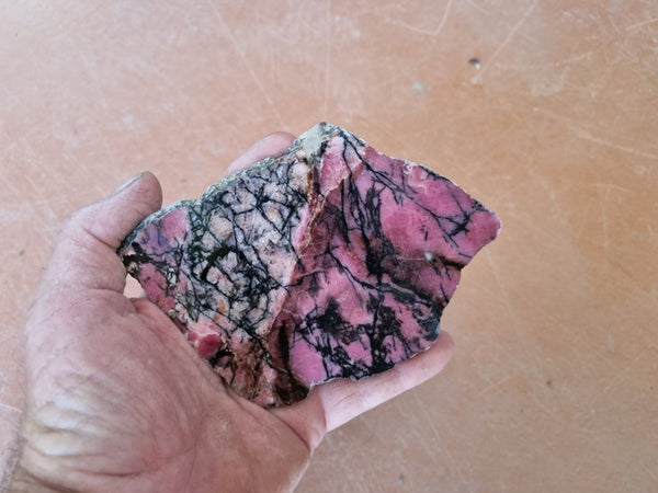 Polished Rhodonite slab RH268