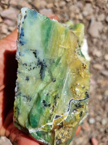 Green Opal  rough.  GOR 114