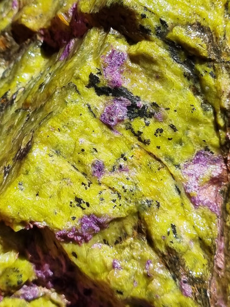 Rough Stichtite in Serpentine (Atlantisite) STR131