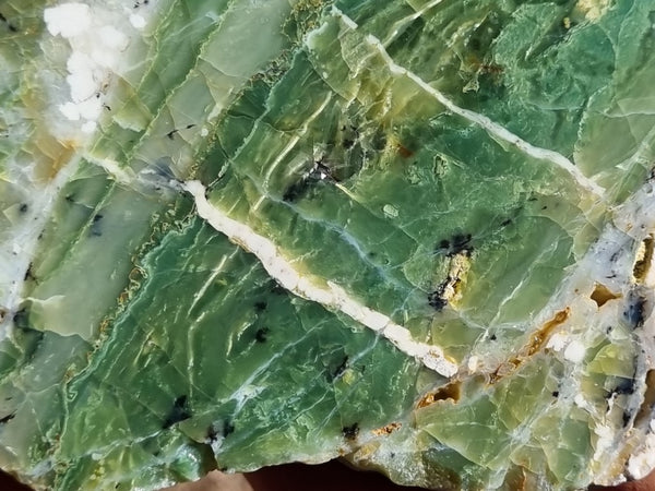 Polished Green Opal slab GRN92