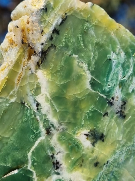 Polished Green Opal slab GRN93.
