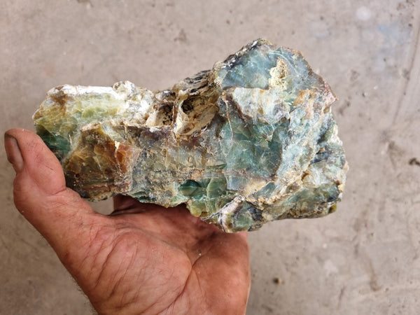Green Opal  rough.  GOR 117