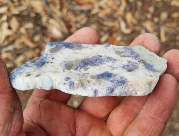 Polished Blue Lepidolite slab BL240