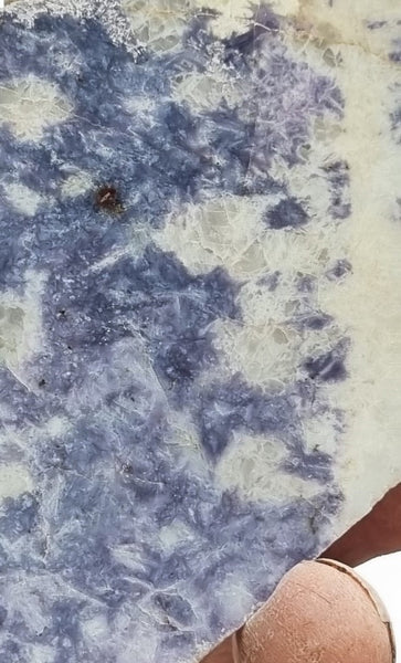 Polished Blue Lepidolite slab BL242