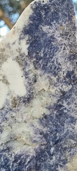 Polished Blue Lepidolite slab BL243