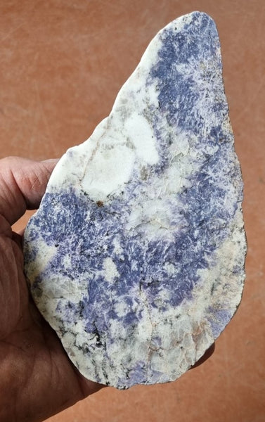 Polished Blue Lepidolite slab BL243