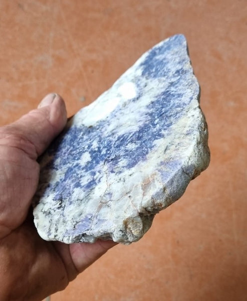 Polished Blue Lepidolite slab BL243