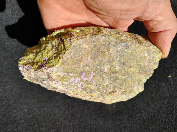 Rough Stichtite in Serpentine (Atlantisite) STR111