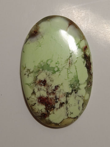 LCC103 Lime Magnesite cabochon.