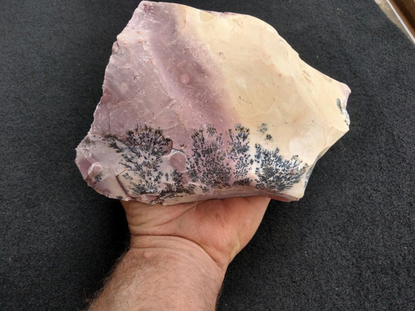 Dendritic Lilac Mookaite rough.  MKR 173