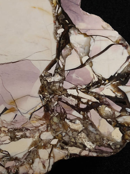 Polished Brecciated Lilac Mookaite BM254