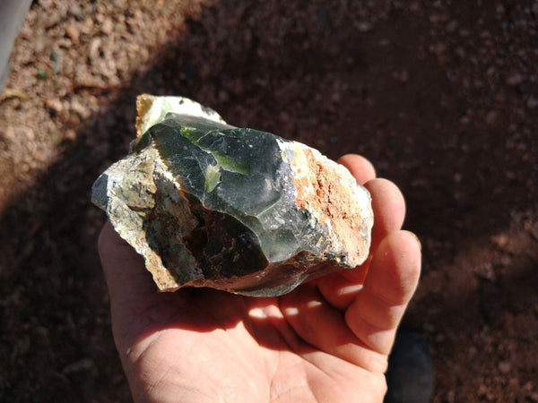 Rough Chrome Chalcedony CCR147