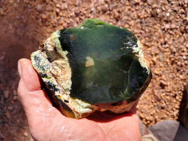 Rough Chrome Chalcedony CCR147