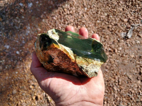 Rough Chrome Chalcedony CCR147