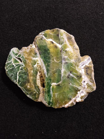 Polished Green Opal slab GREEN65