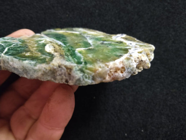 Polished Green Opal slab GREEN65