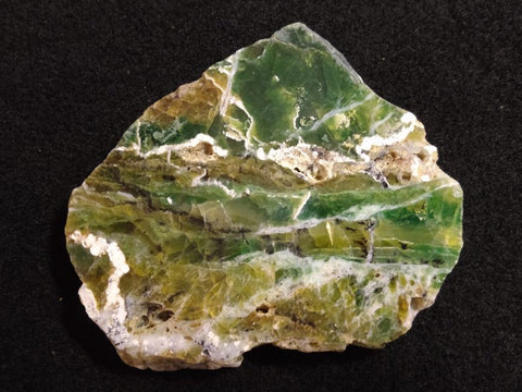 Polished Green Opal slab GREEN68