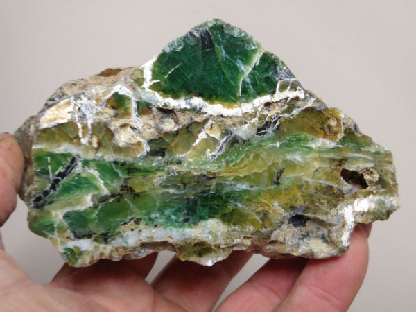 Polished Green Opal rock GREEN70