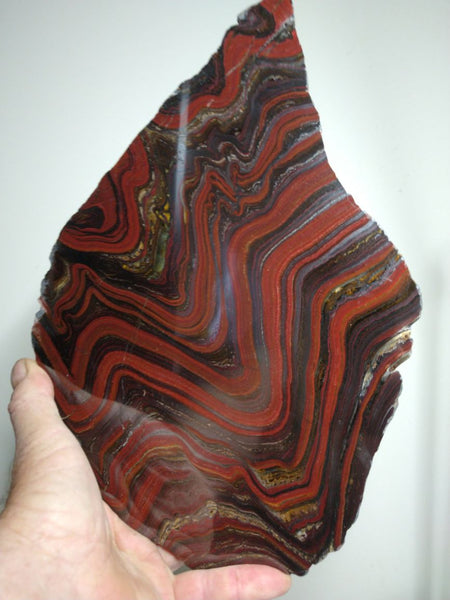 Polished Tiger Iron slab TI213