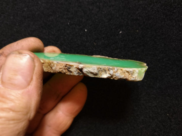 Polished Chrysoprase slab CH390