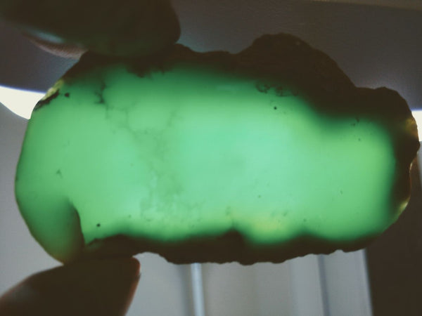 Polished Chrysoprase slab CH390