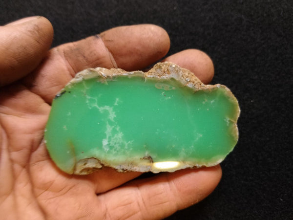 Polished Chrysoprase slab CH390