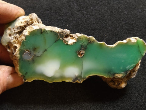 Polished Chrysoprase rock CH392